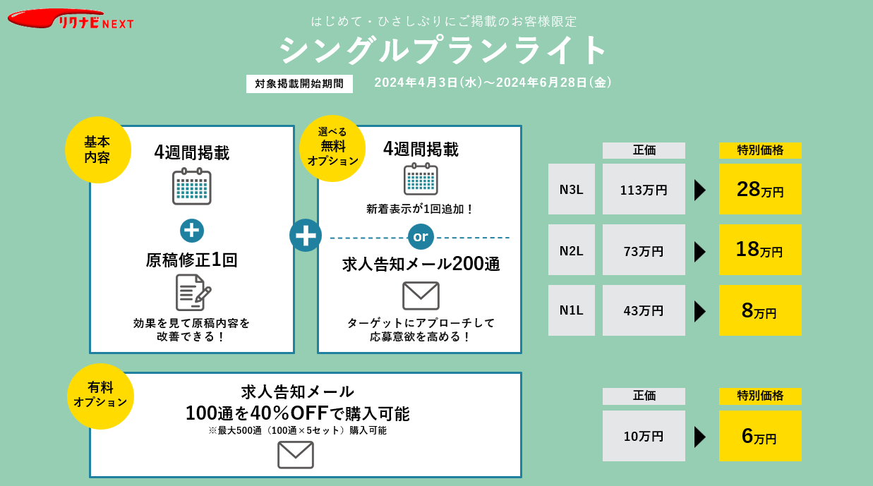 リクナビNEXTキャンペーン